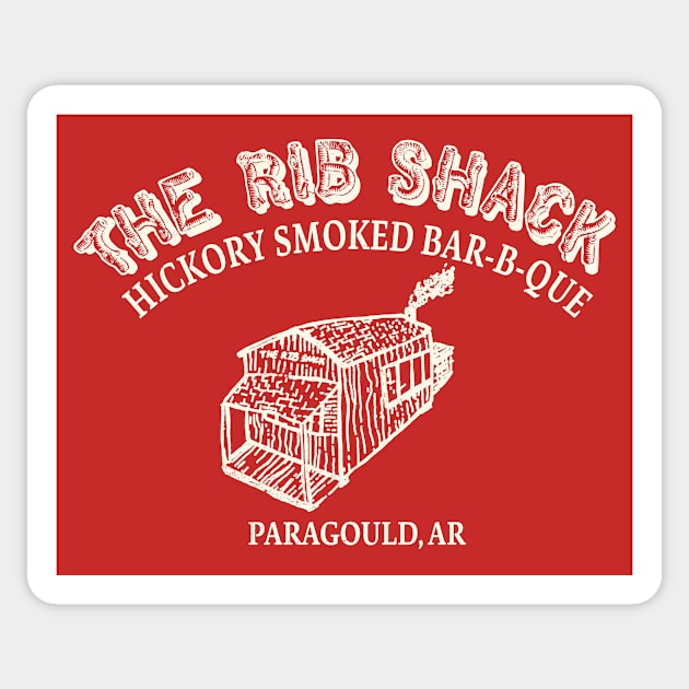 The Rib Shack Sticker by rt-shirts